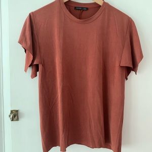 Zara rust short sleeve